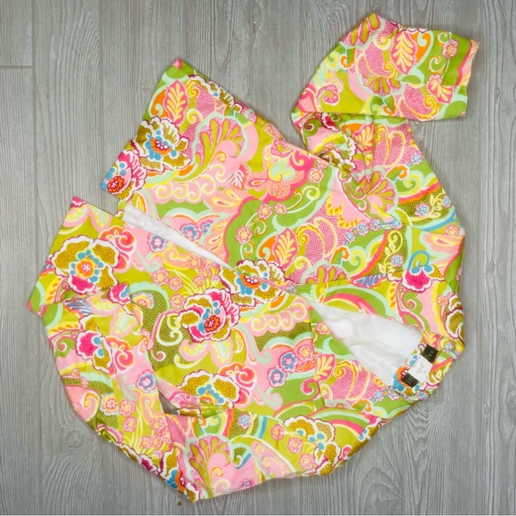 Harve Benard Womens Lined Blazer Multicolor Cotton Blend Jacket Sz 12 shirt top - Picture 4 of 7